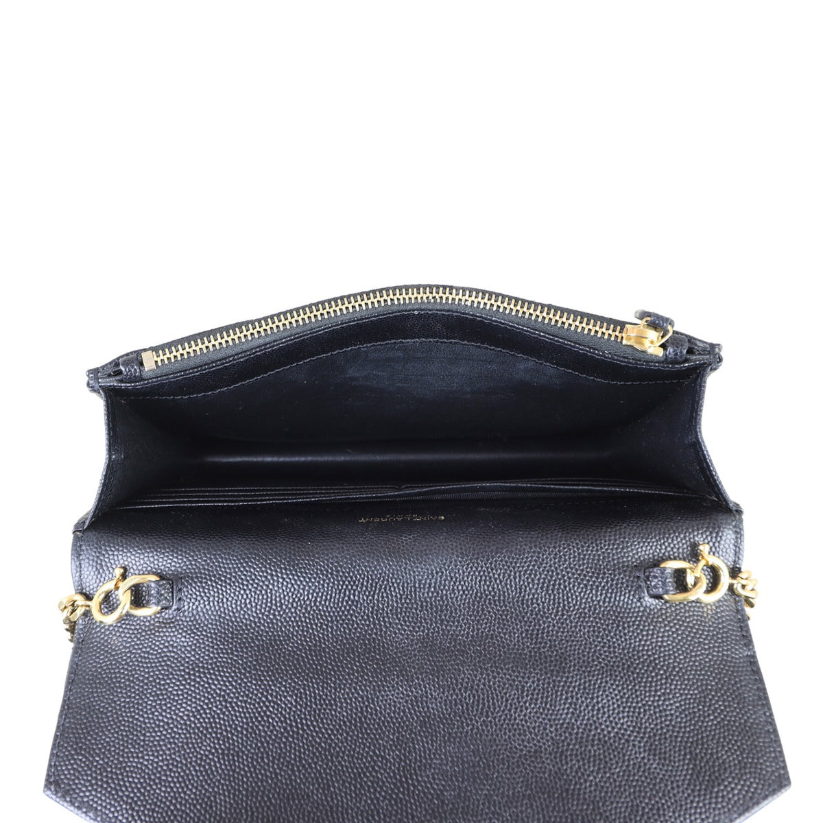 Saint Laurent Cassandre Envelope Chain Wallet