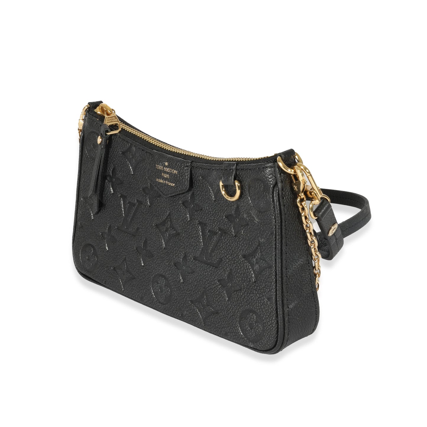 Louis Vuitton  Black Empreinte Easy Pouch On Strap