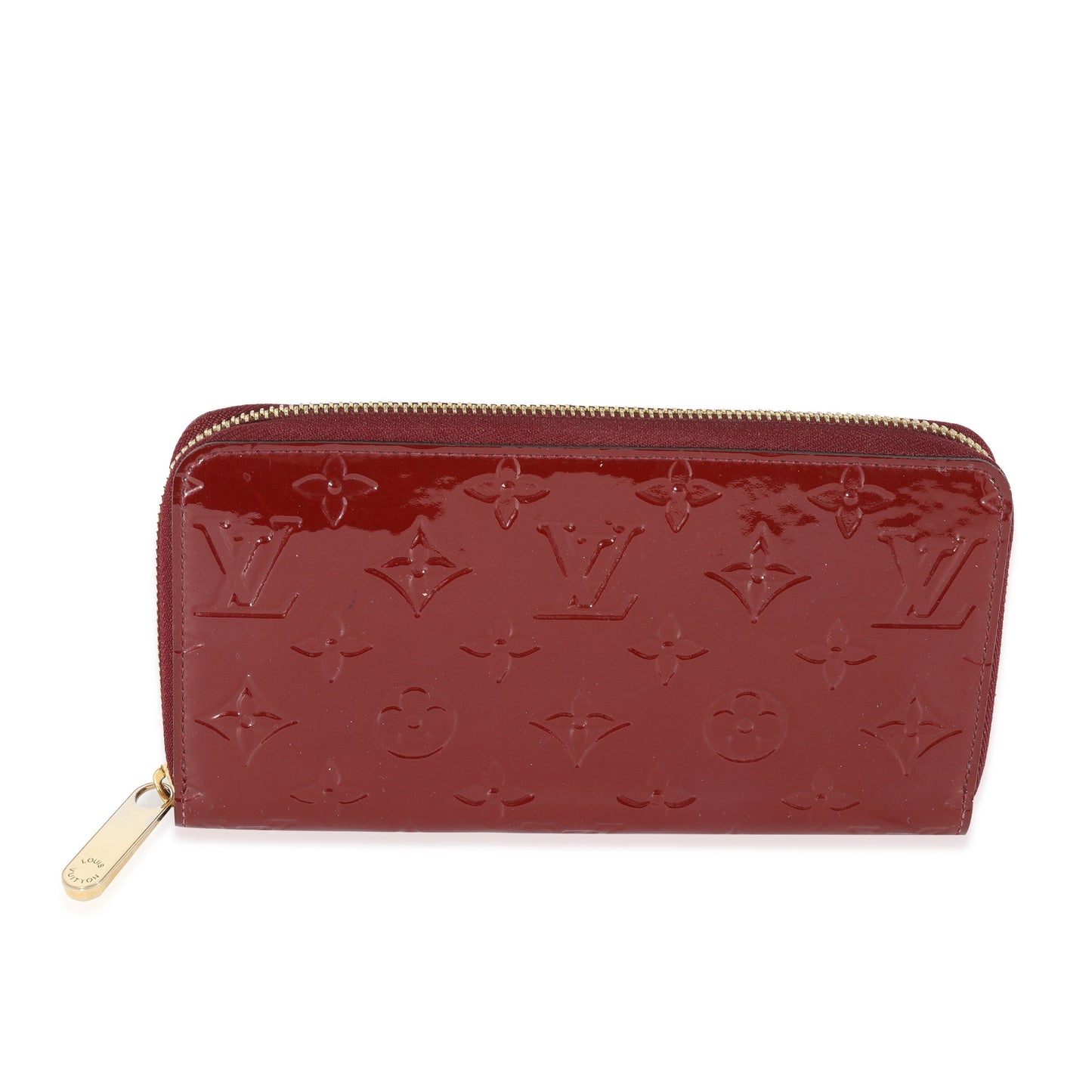 Louis Vuitton  Rouge Fauviste Vernis Zippy Wallet
