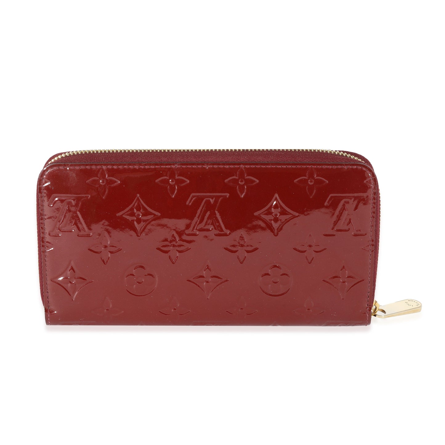 Louis Vuitton  Rouge Fauviste Vernis Zippy Wallet