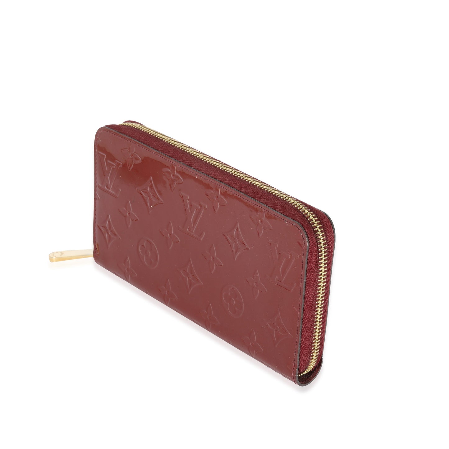 Louis Vuitton  Rouge Fauviste Vernis Zippy Wallet
