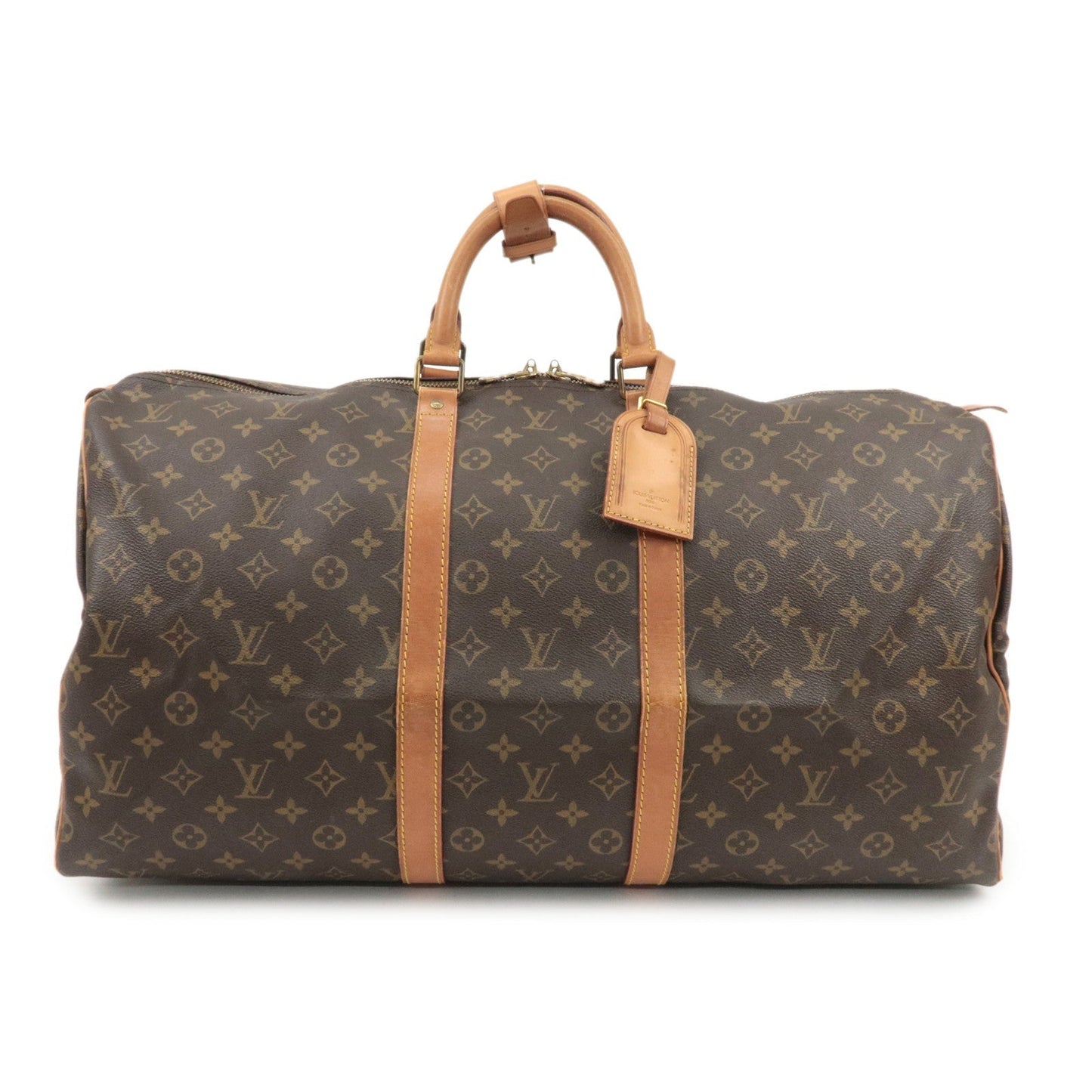 Louis Vuitton Monogram Keep All 55 Boston Bag Travel Bag M41424