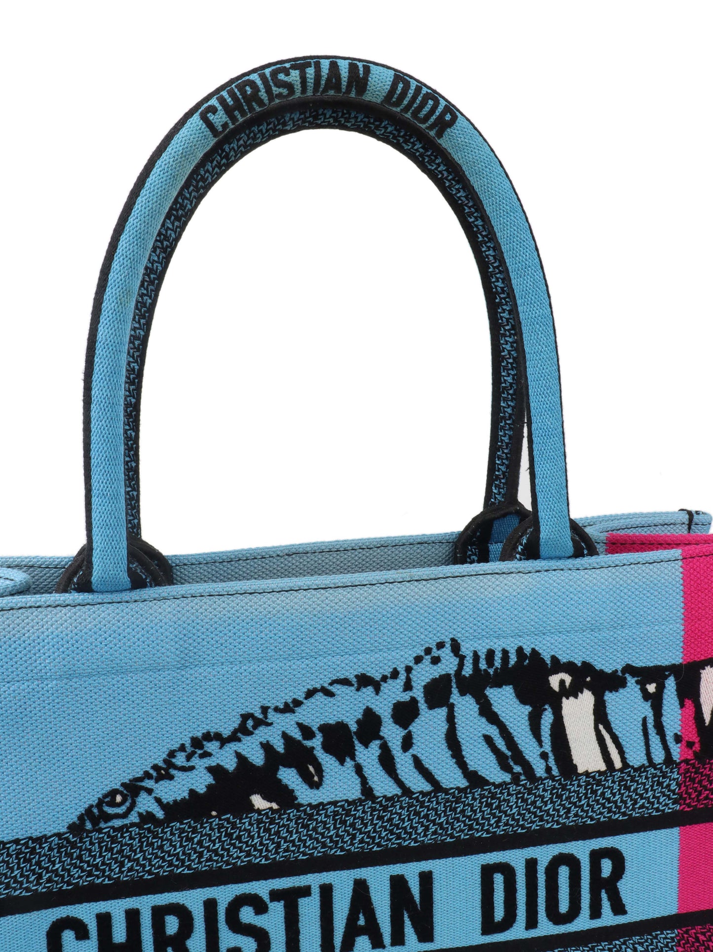 Dior Small Book Tote Blue.
