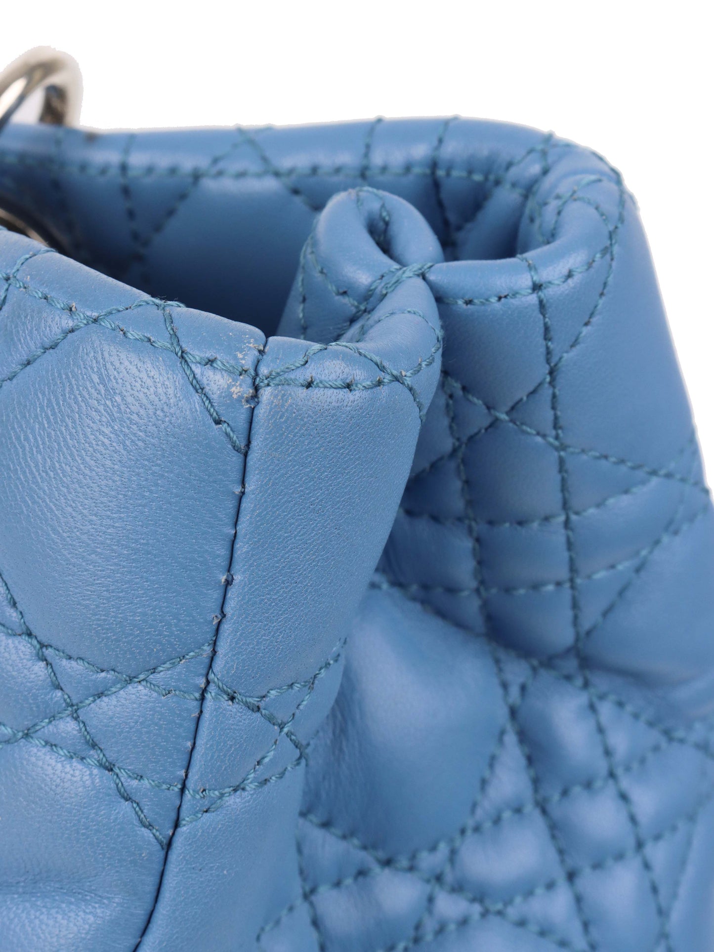 Dior Large Blue Cannage Soft Shopping Tote