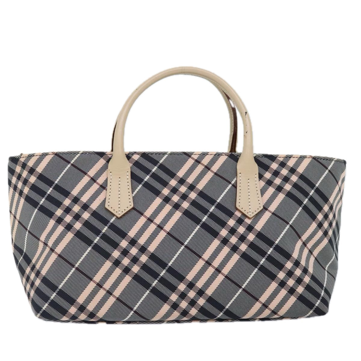 Burberry Nova Check Grey Synthetic Handbag ( )