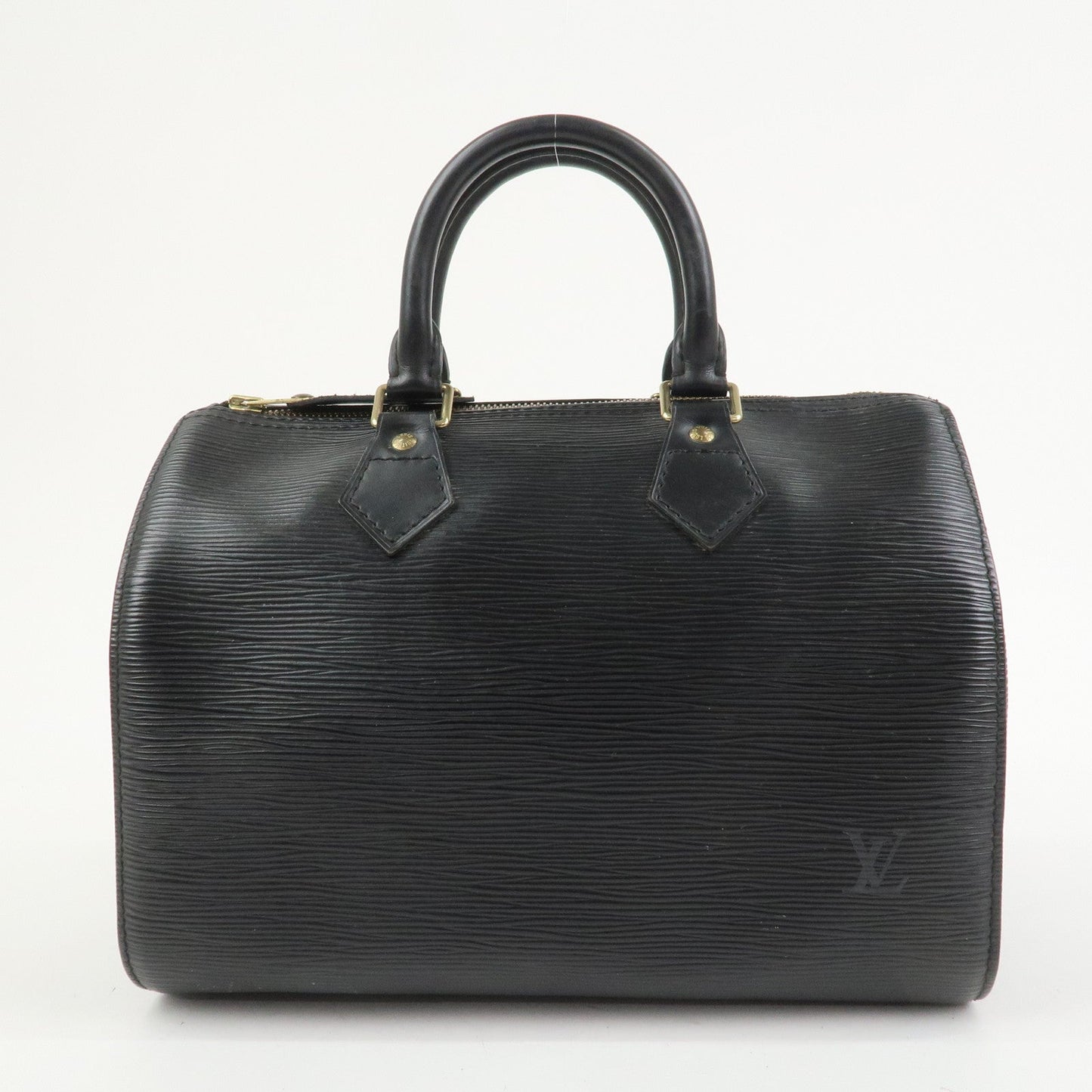 Louis Vuitton Epi Leather Speedy 25 Hand Bag Boston Bag Noir M59032