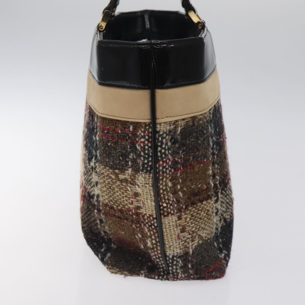 Burberry Brown Canvas Tote Bag ( )