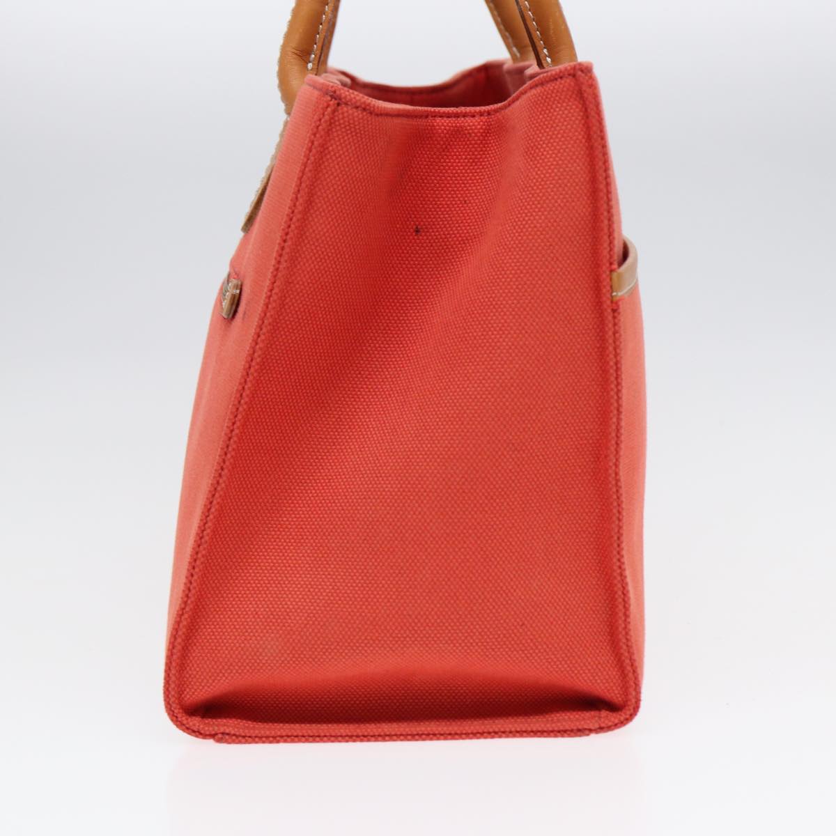 Burberry Orange Canvas Handbag ( )