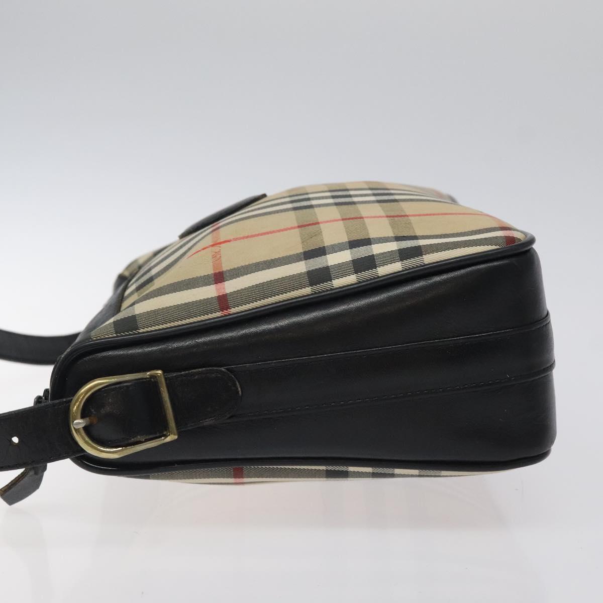 Burberry Nova Check Beige Canvas Shoulder Bag ( )