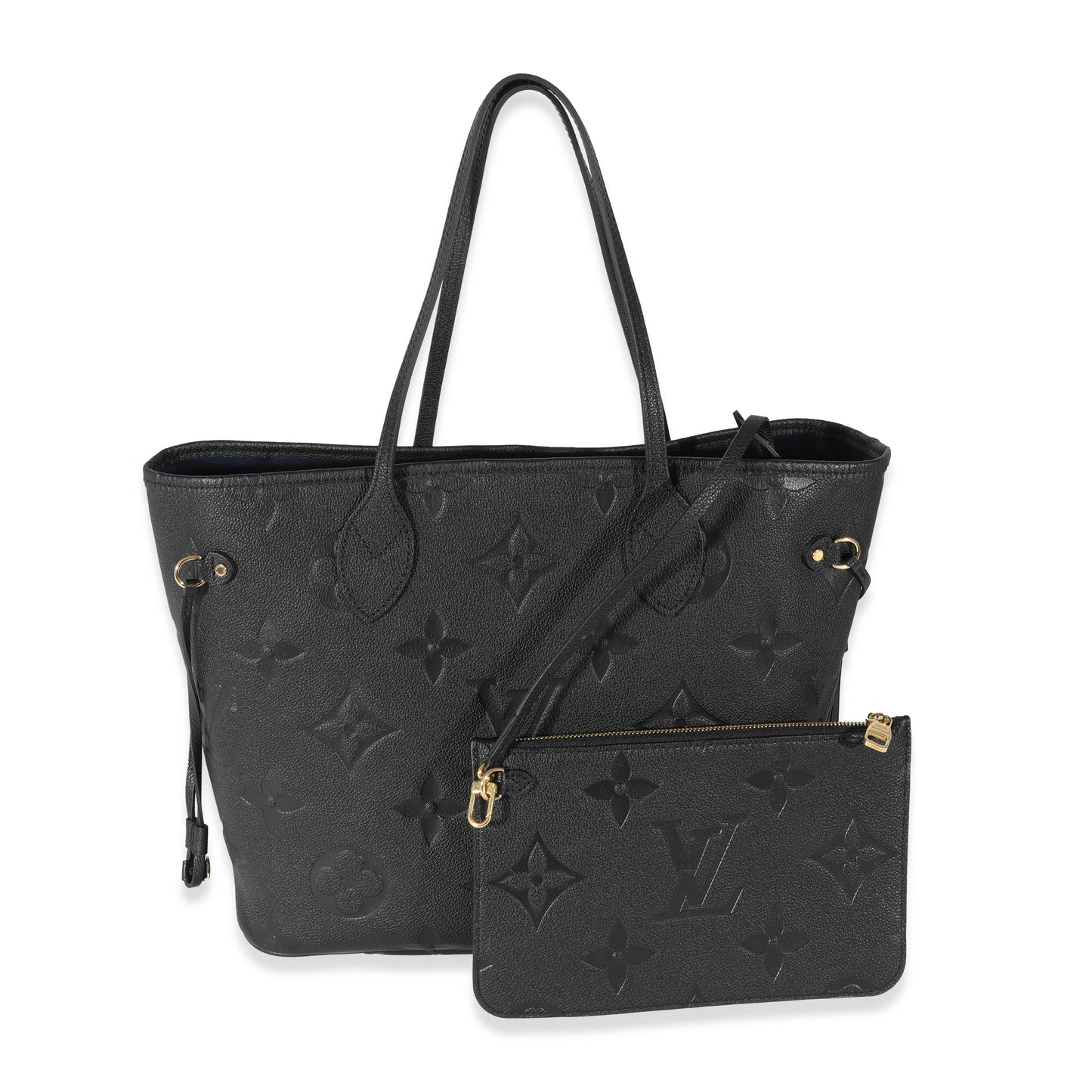 Louis Vuitton  Black Empreinte Neverfull MM