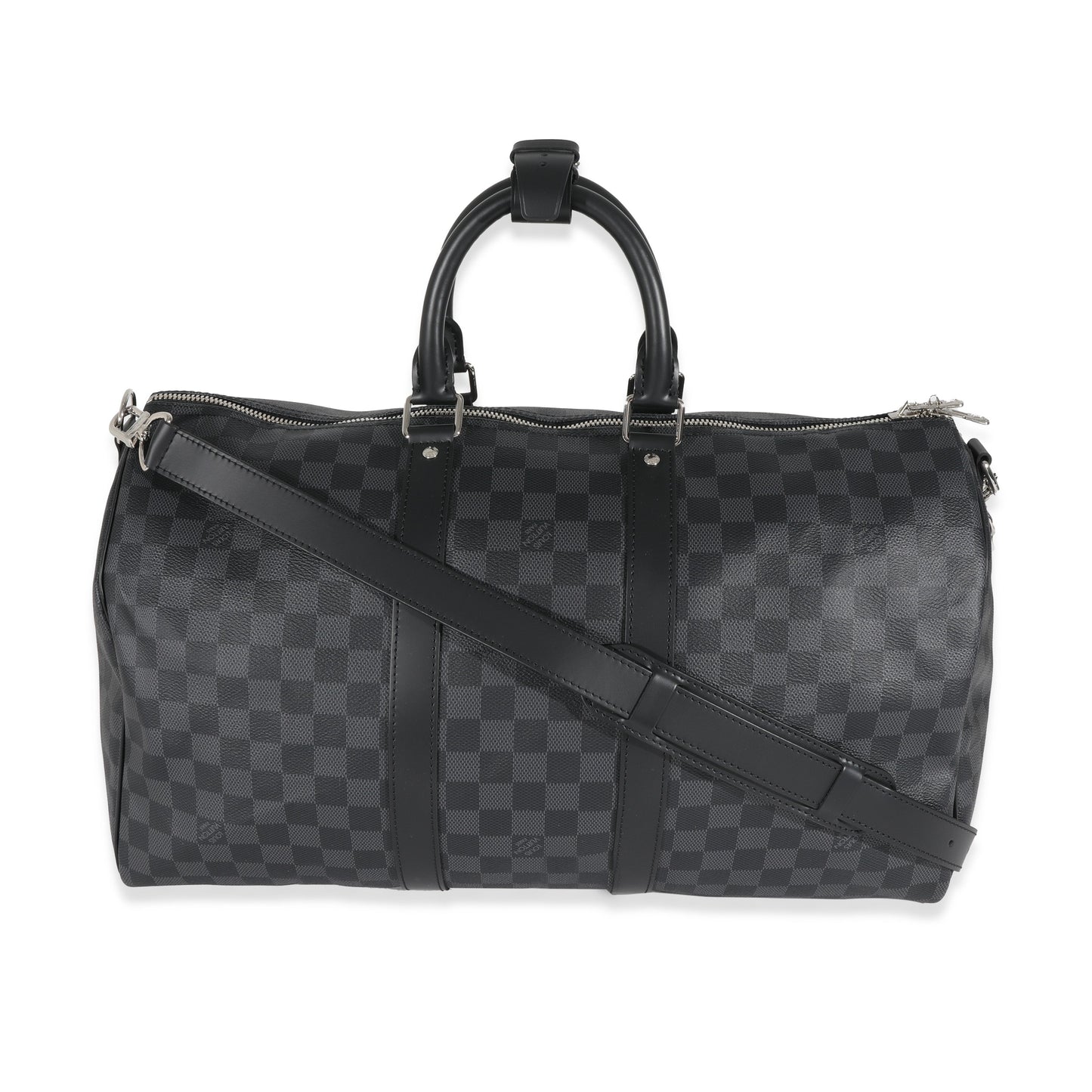 Louis Vuitton Canvas Damier Graphite Keepall Bandouliere 45