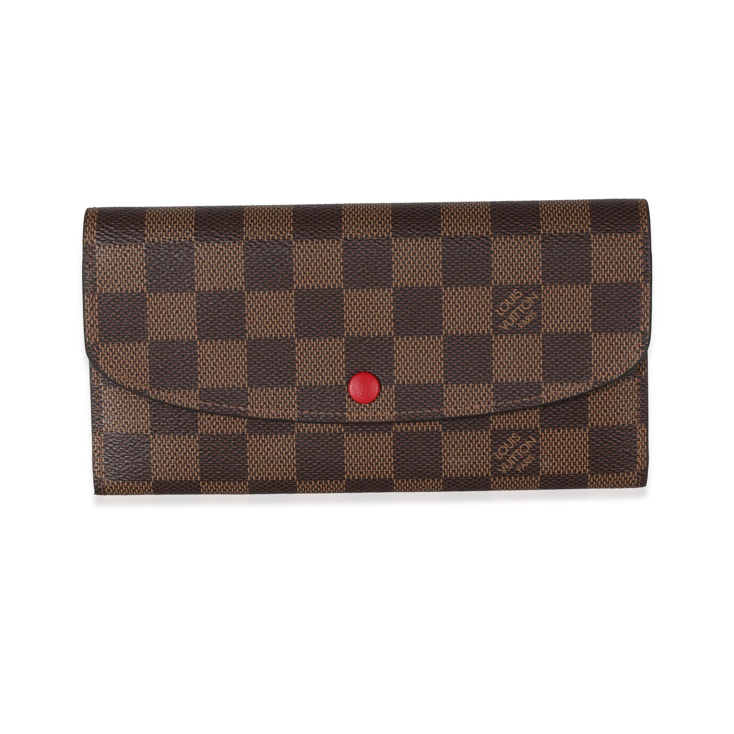 Louis Vuitton  Damier Ebene Canvas Emilie Wallet