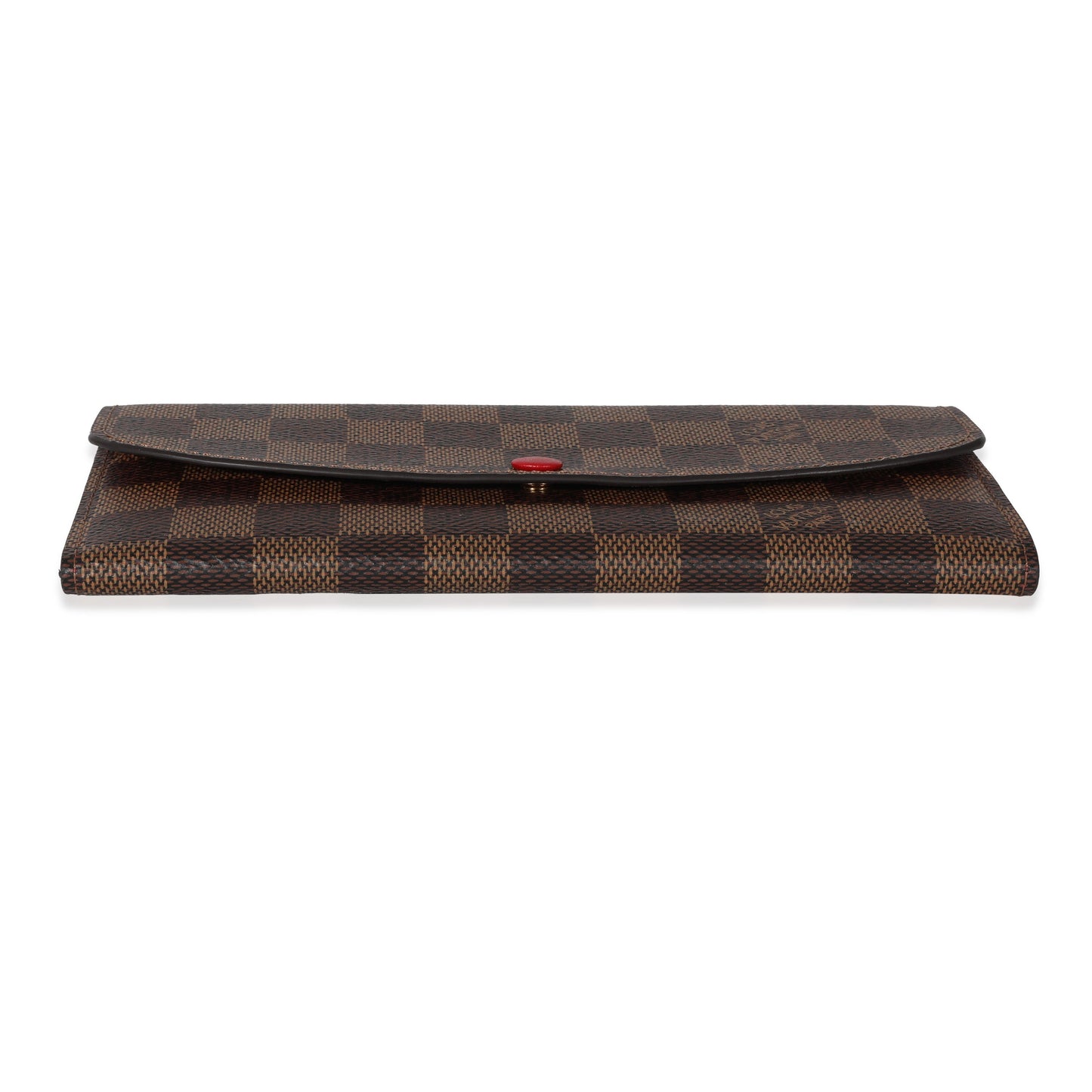 Louis Vuitton  Damier Ebene Canvas Emilie Wallet