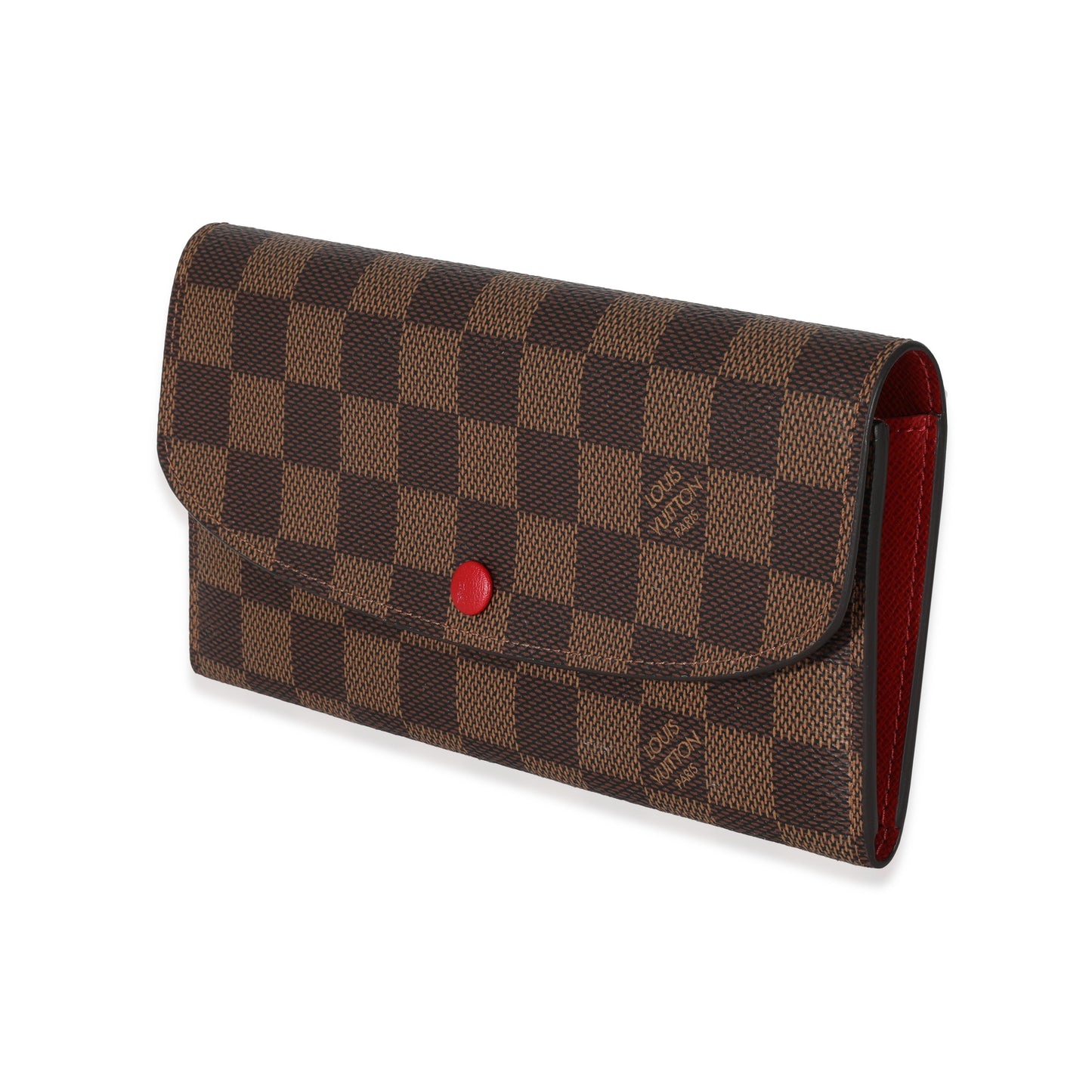 Louis Vuitton  Damier Ebene Canvas Emilie Wallet