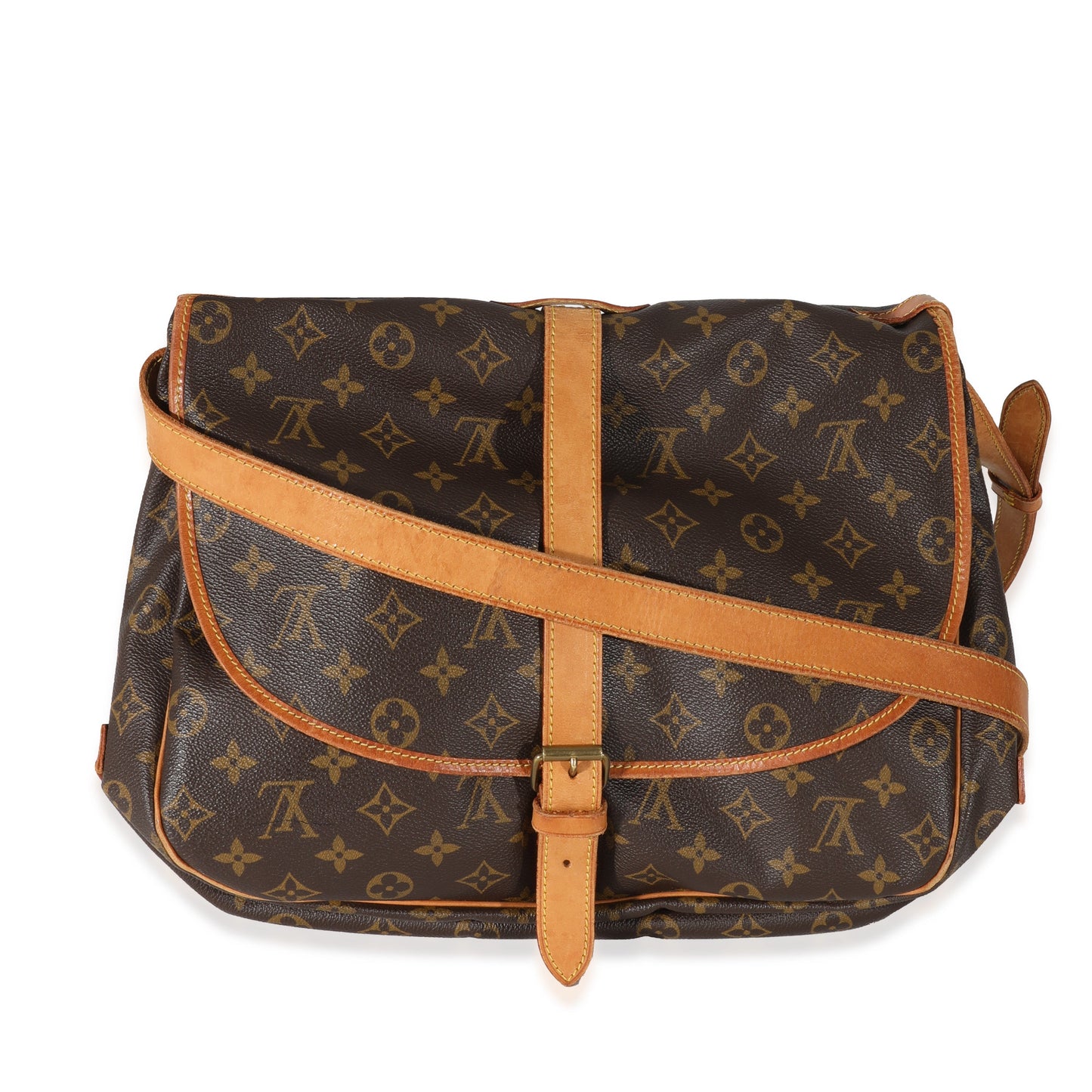 Louis Vuitton  Vintage Monogram Canvas Saumur 35