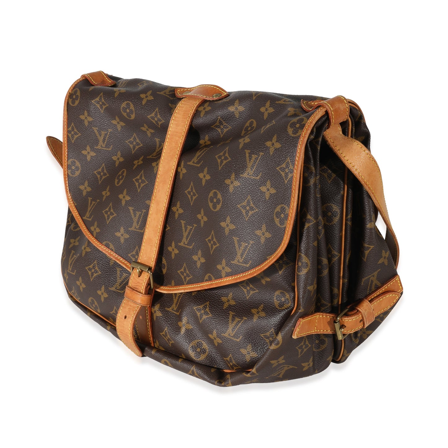 Louis Vuitton  Vintage Monogram Canvas Saumur 35