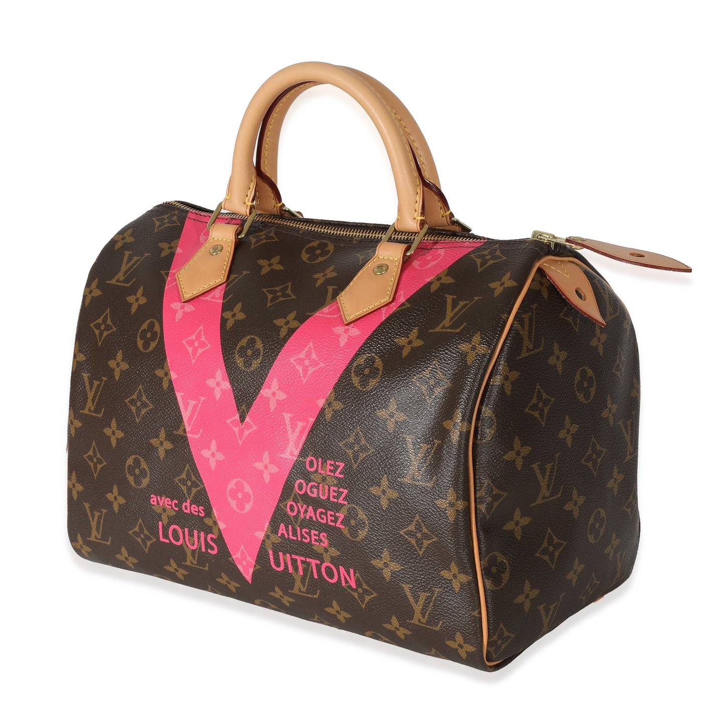 Louis Vuitton  Monogram Canvas & Grenade V Speedy 30