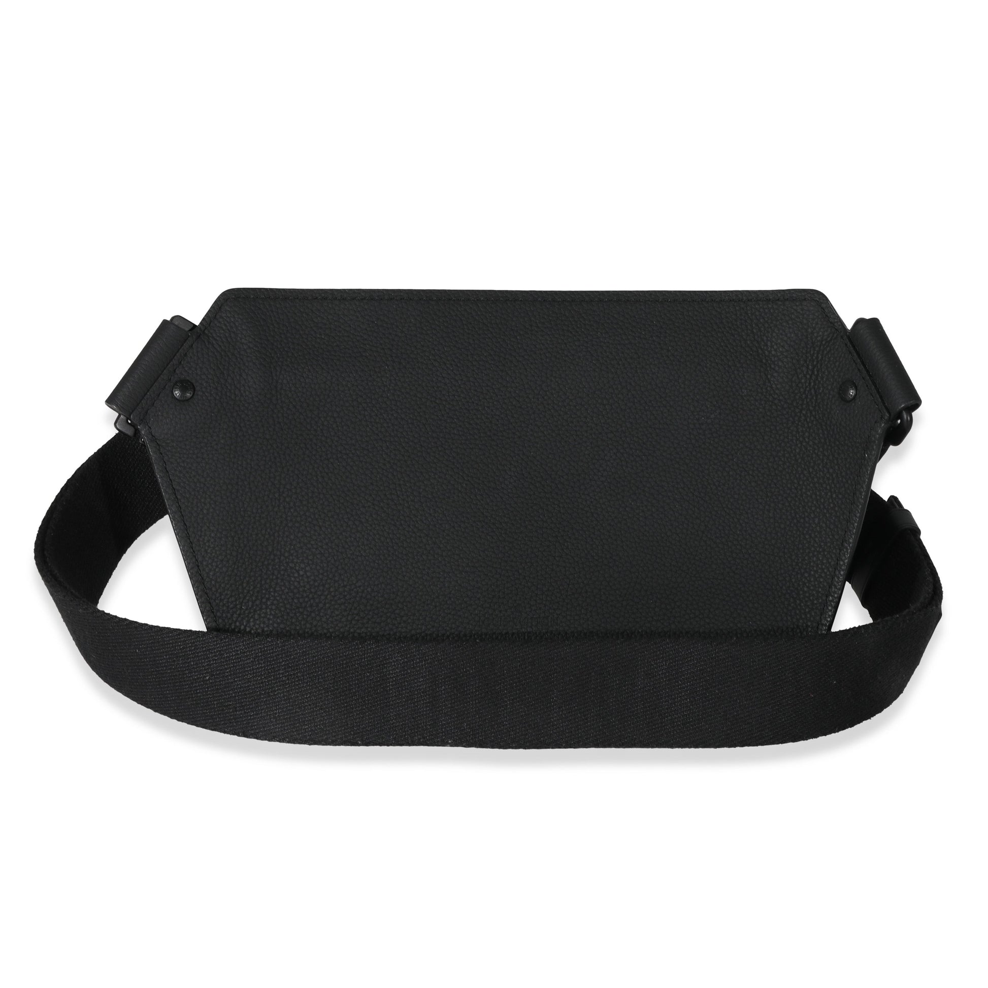 Louis Vuitton Black Leather Aerogram Sling Bag