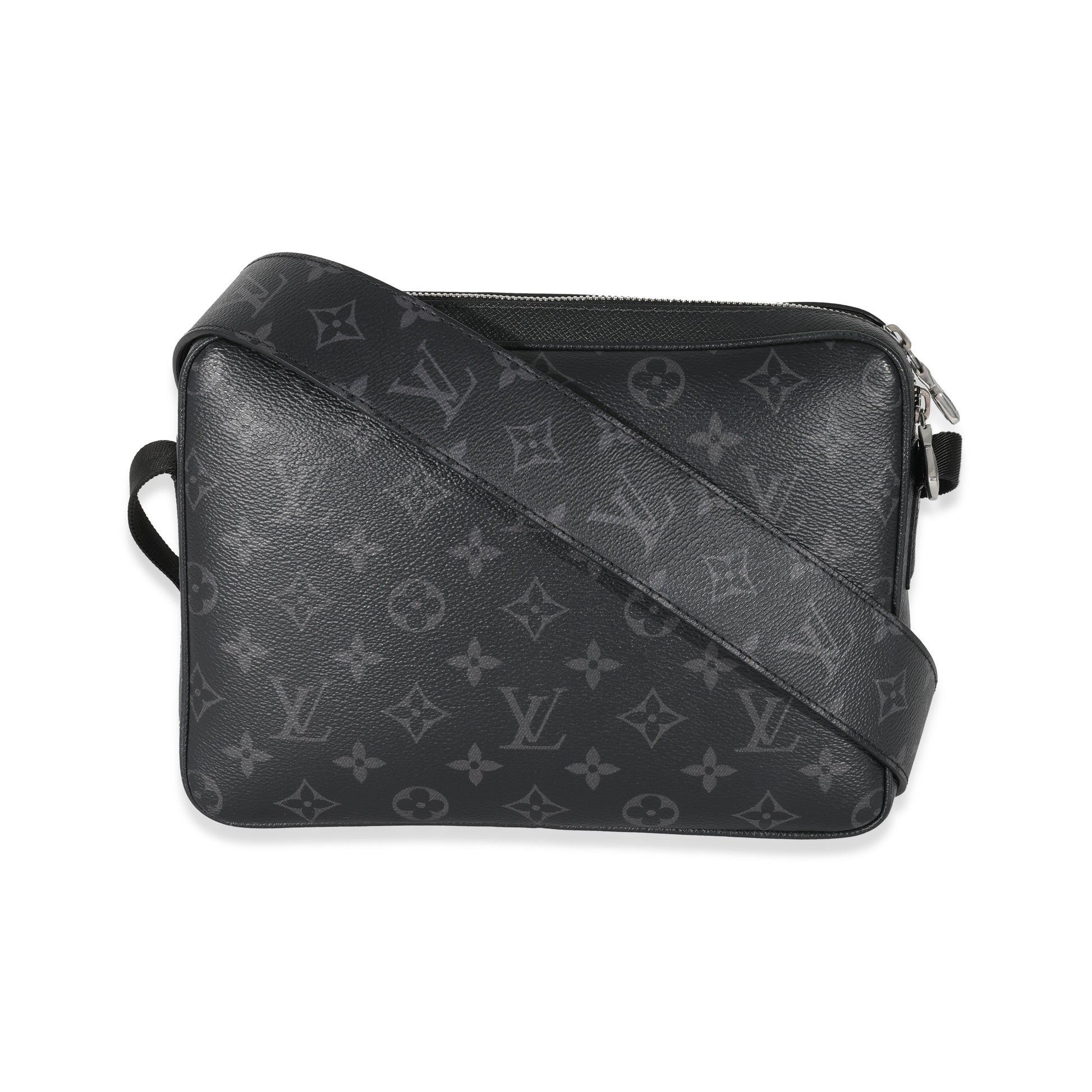 Louis Vuitton Black Taiga Monogram Eclipse Canvas Outdoor Messenger