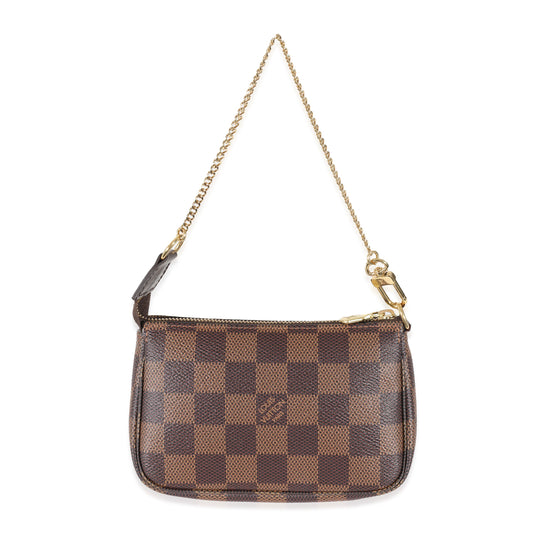 Louis Vuitton Canvas Damier Ebene Mini Pochette