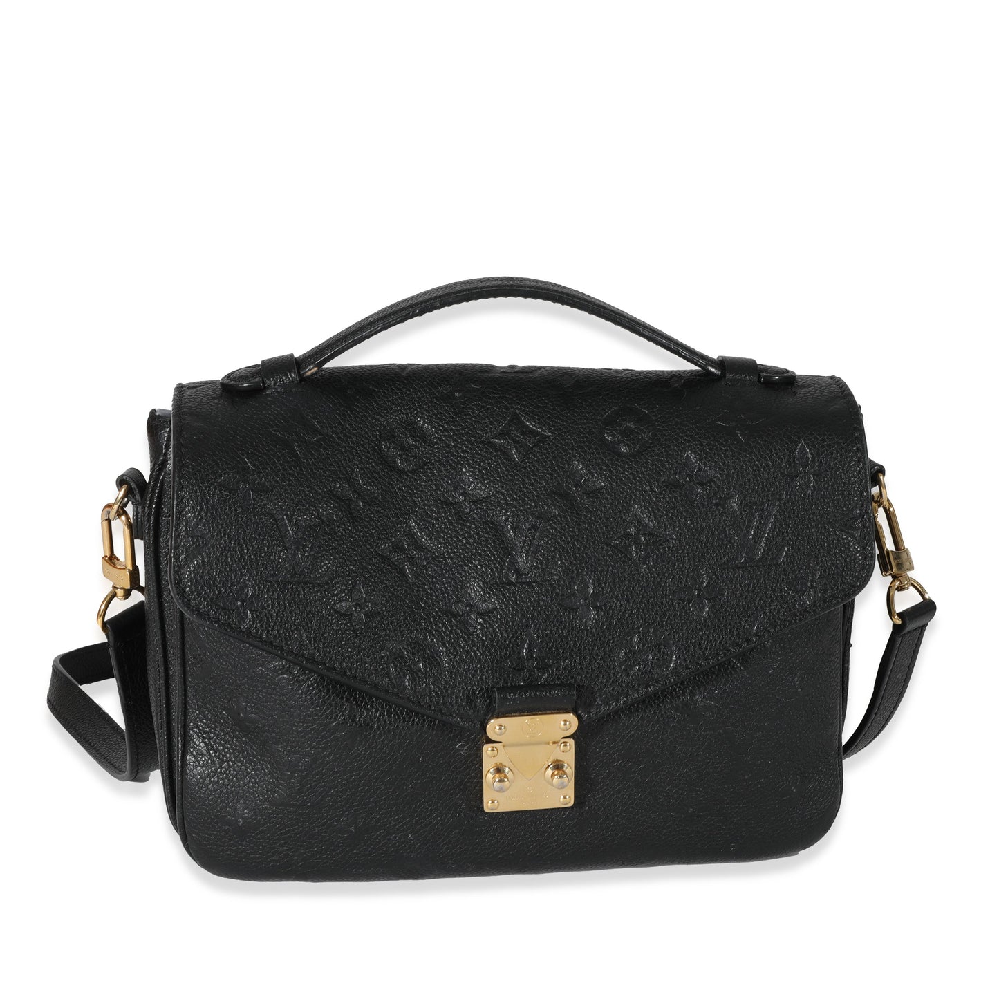 Louis Vuitton  Black Monogram Empreinte Pochette Metis