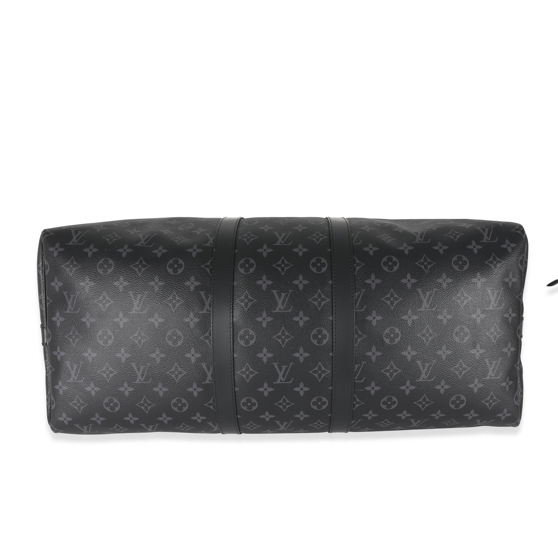 Louis Vuitton Canvas Monogram Eclipse Keepall Bandoulière 55