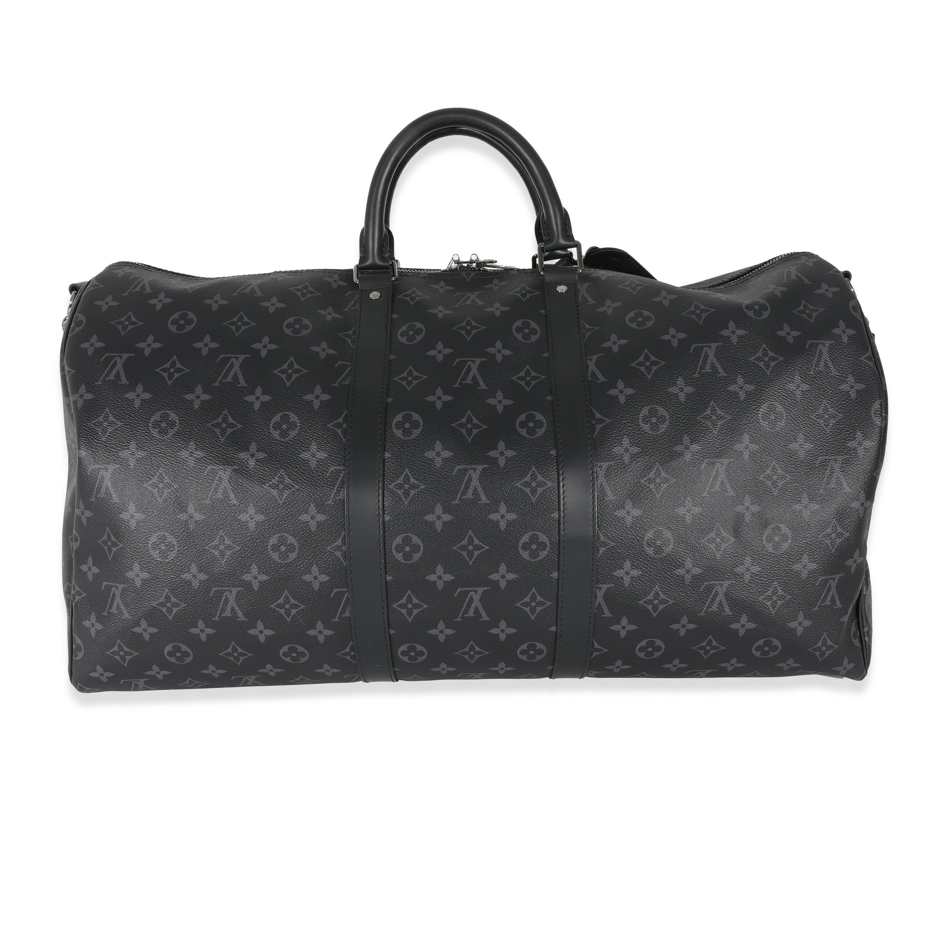 Louis Vuitton Canvas Monogram Eclipse Keepall Bandoulière 55