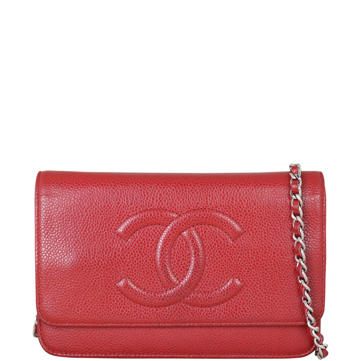 Chanel Timeless Wallet on Chain | Red