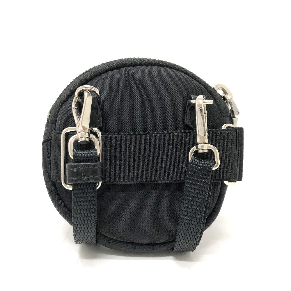 PRADA Shoulder Bag 1TT129 Nylon / leather black Triangle logo Neck pouch unisex(Unisex)