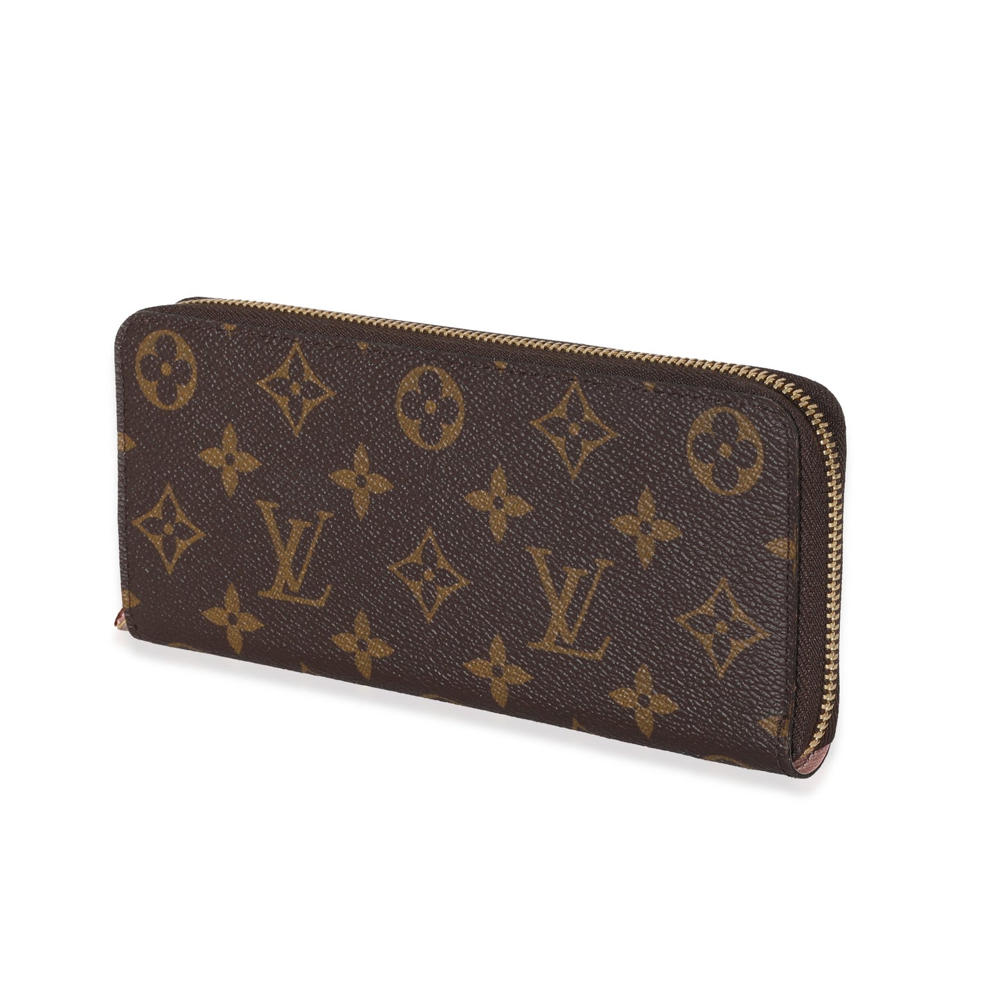 Louis Vuitton  Monogram Canvas Rose Ballerine Clemence Wallet