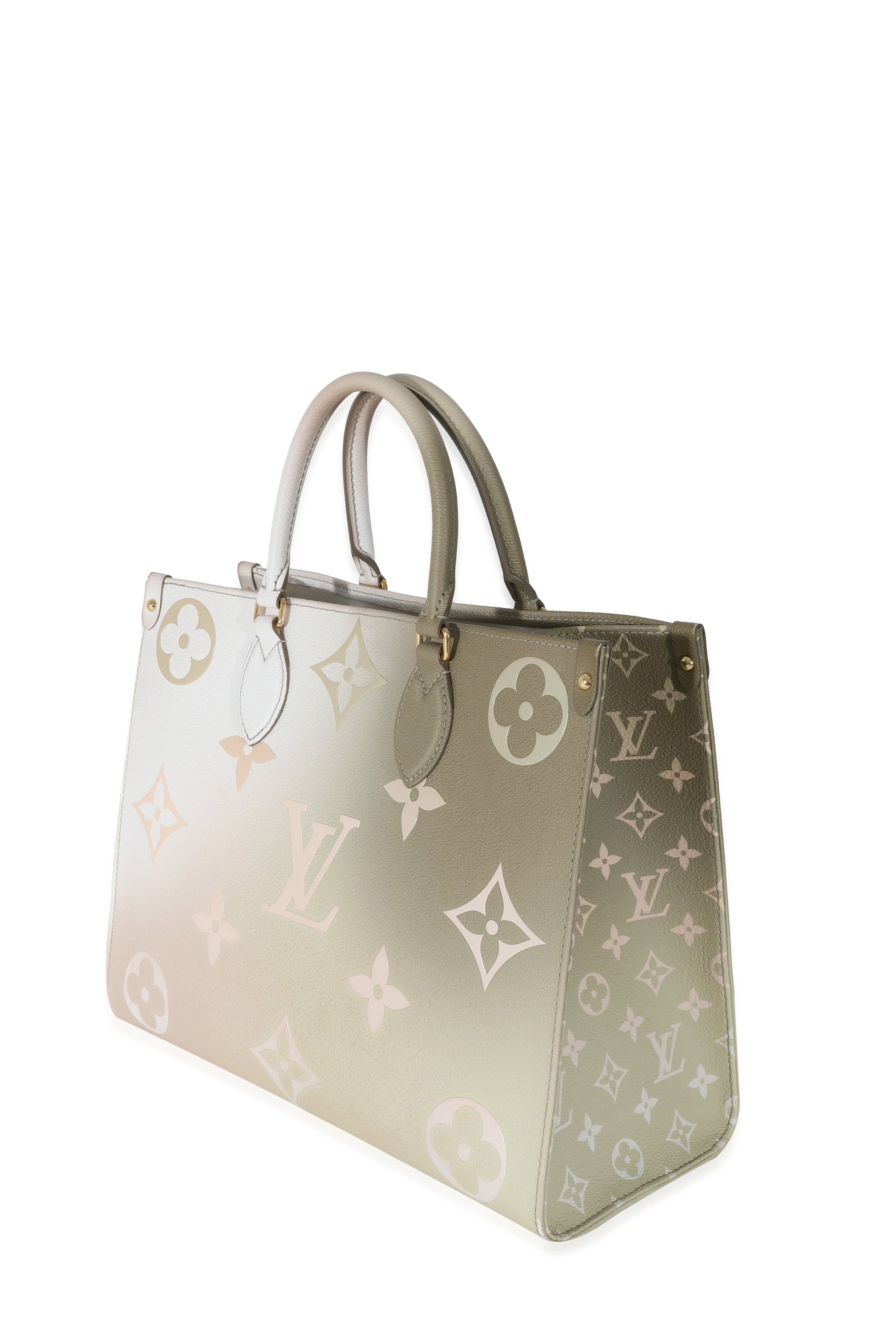 Louis Vuitton Sunset Kaki Monogram Giant Canvas OnTheGo MM