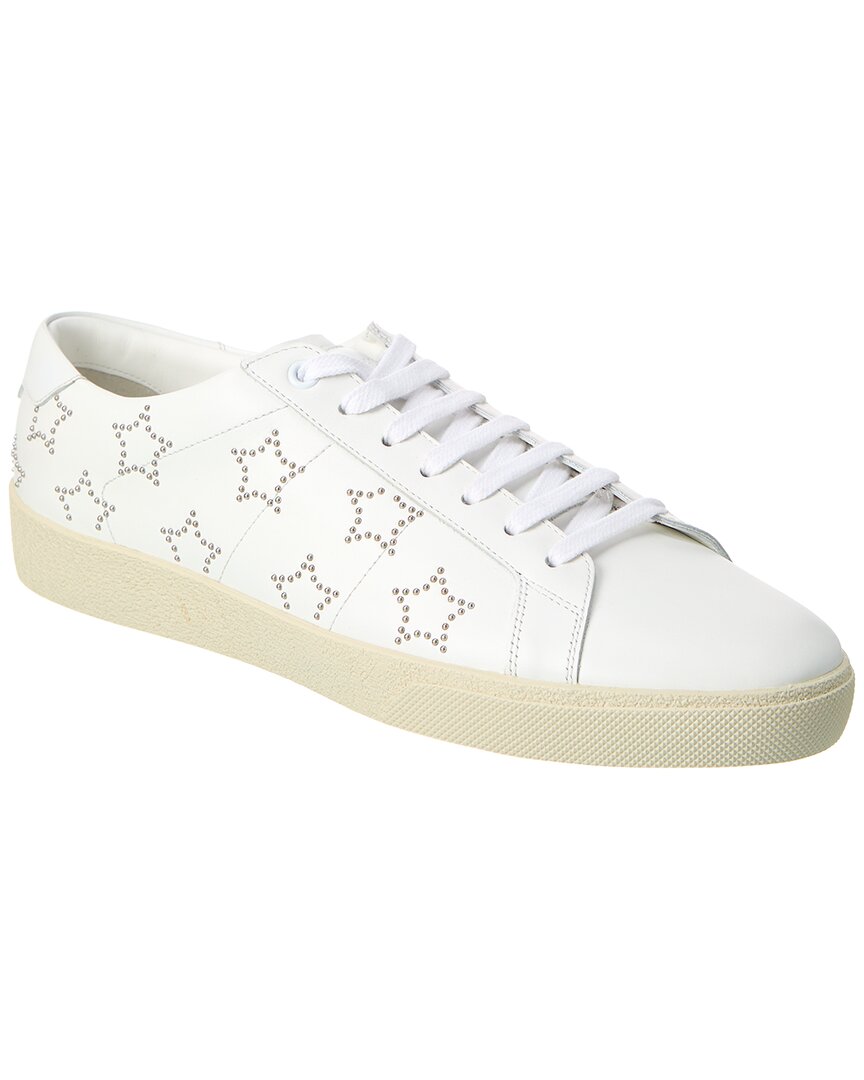 Saint Laurent Sl06 Star Leather Sneaker