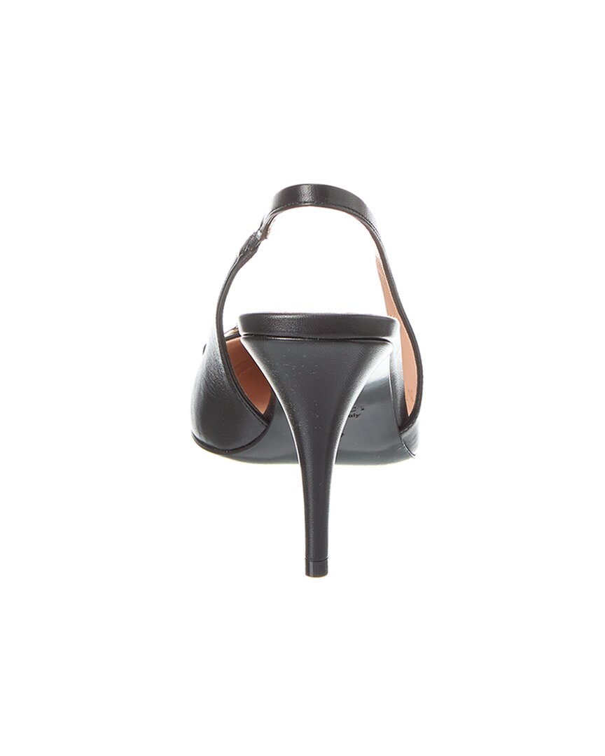 Gucci Horsebit Leather Slingback Pump