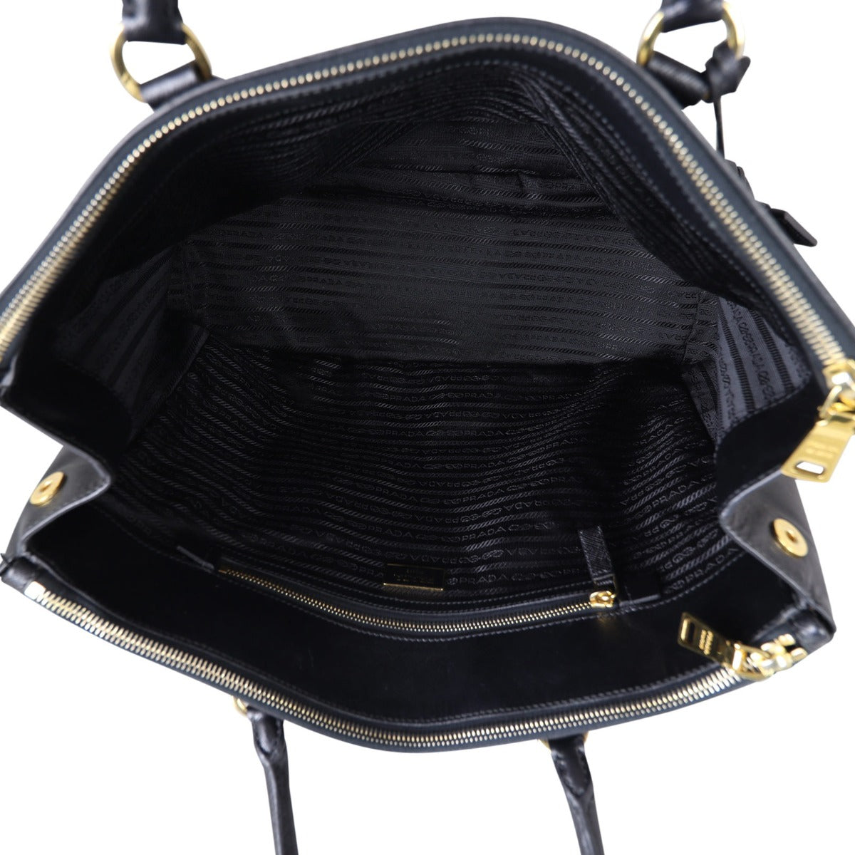 Prada Saffiano Lux Galleria Double Zip Tote Extra Large