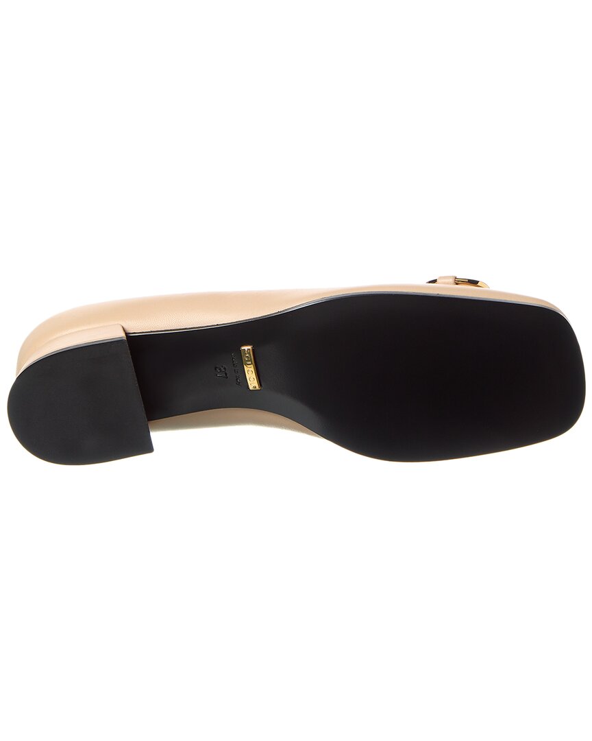 Gucci Horsebit Leather Loafer Pump