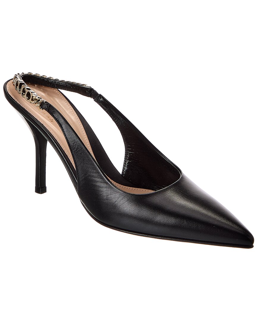 Gucci Signoria Leather Slingback Pump