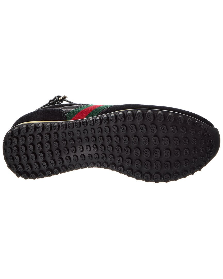 Gucci Re-Motion Gg Nylon & Suede Sneaker