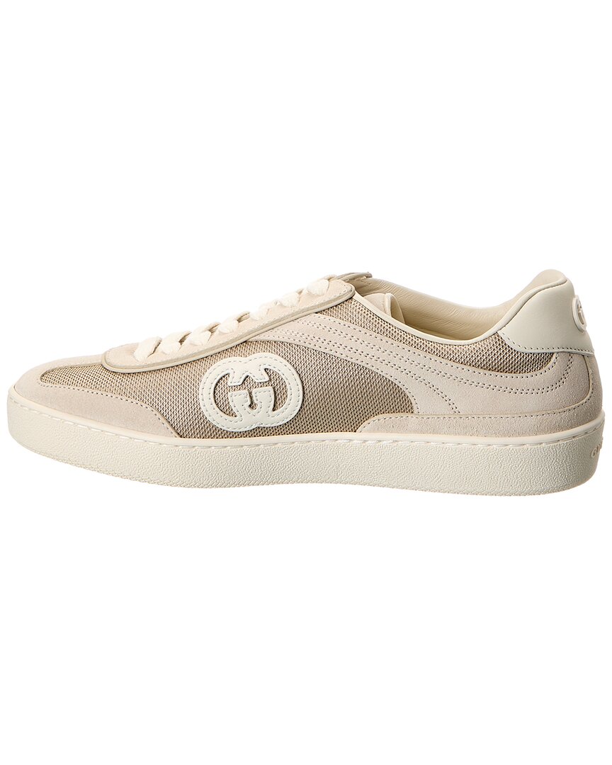Gucci G75 Canvas & Suede Sneaker