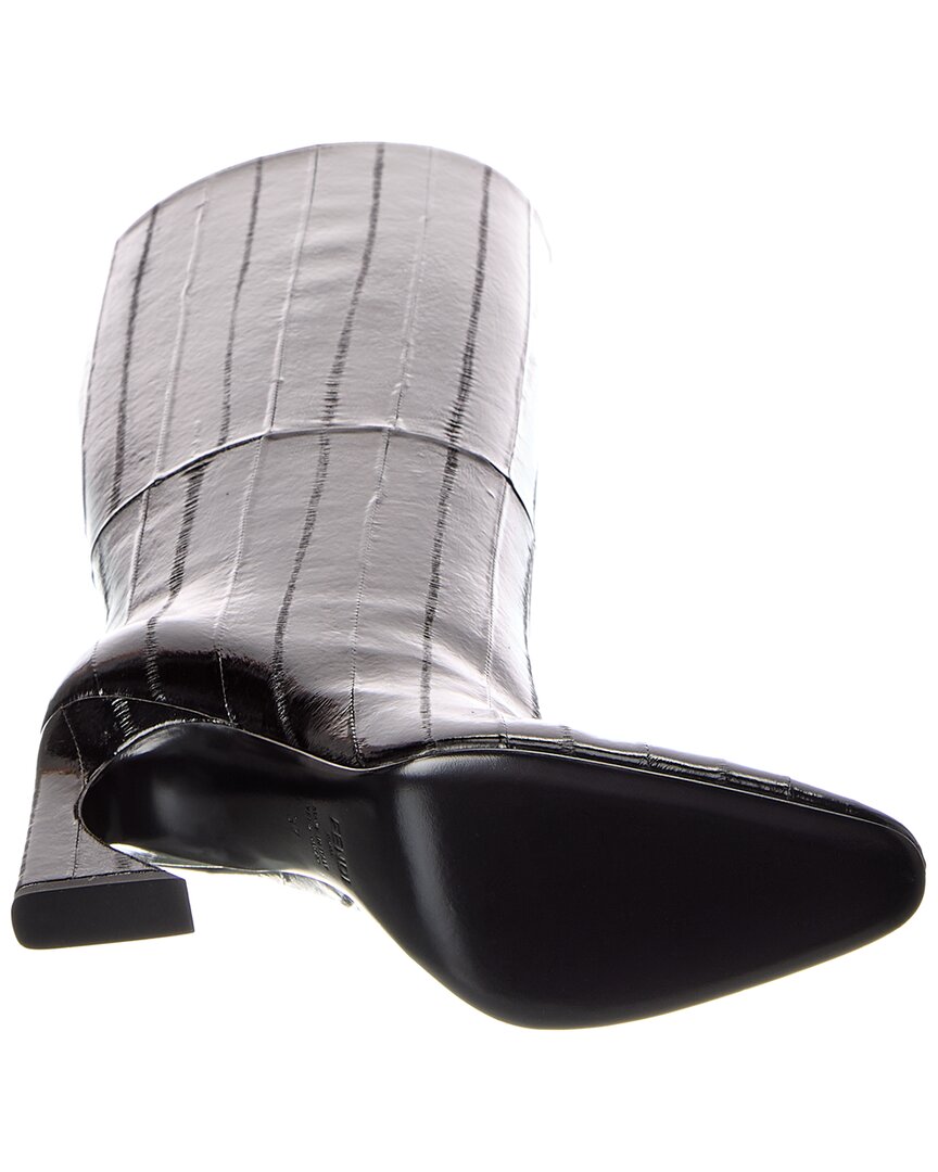 Fendi Arco Leather Knee-High Bootie