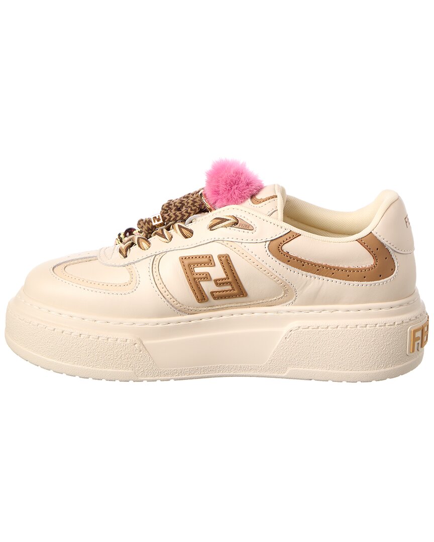 Fendi Match Leather Platform Sneaker