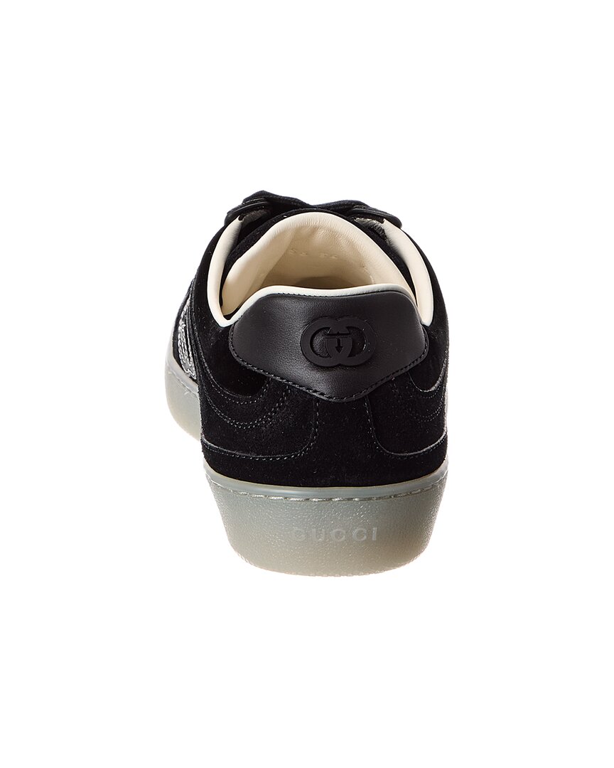 Gucci G75 Velvet & Suede Sneaker