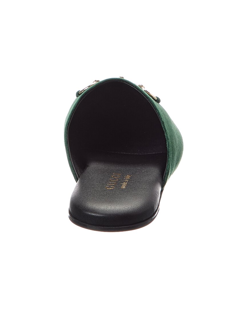 Gucci Horsebit Suede Mule