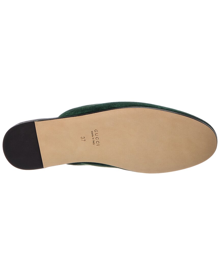 Gucci Horsebit Suede Mule