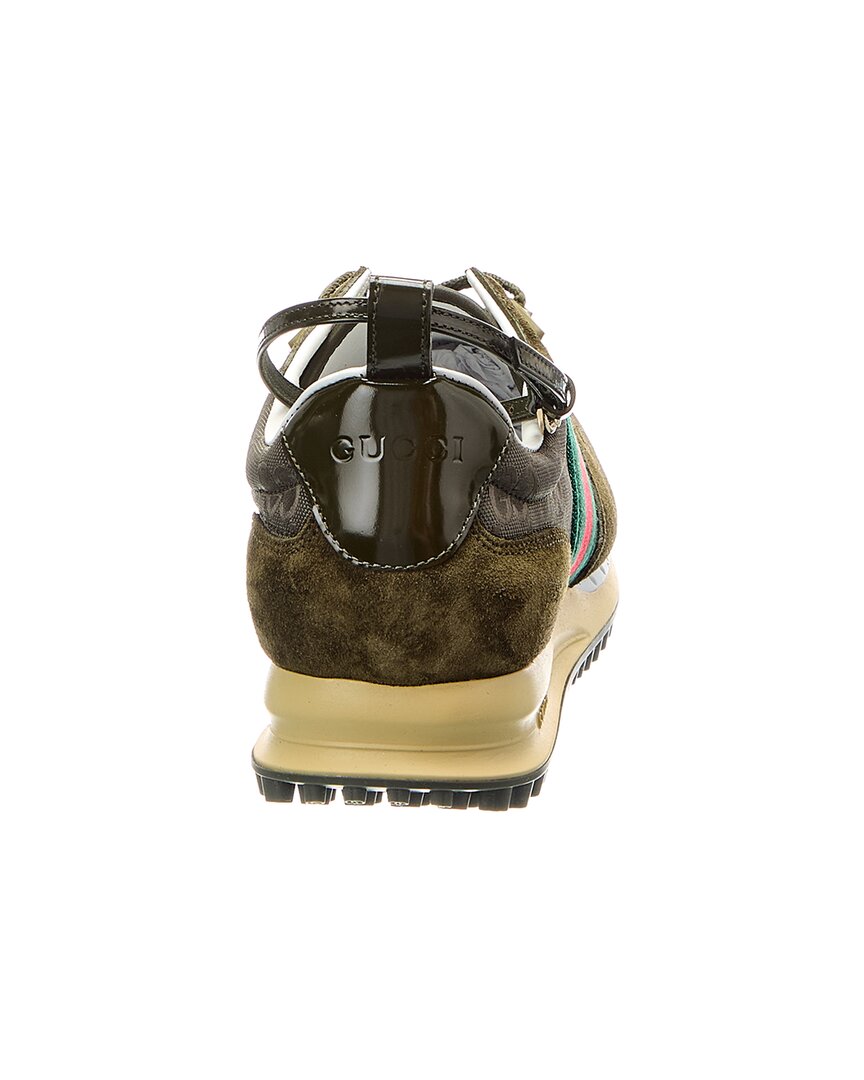Gucci Re-Motion Gg Nylon & Suede Sneaker