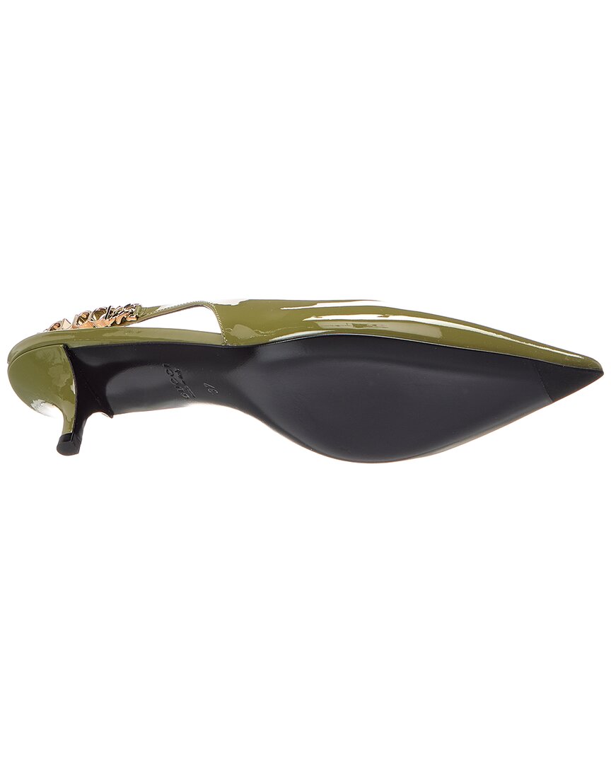 Gucci Signoria Patent Slingback Pump