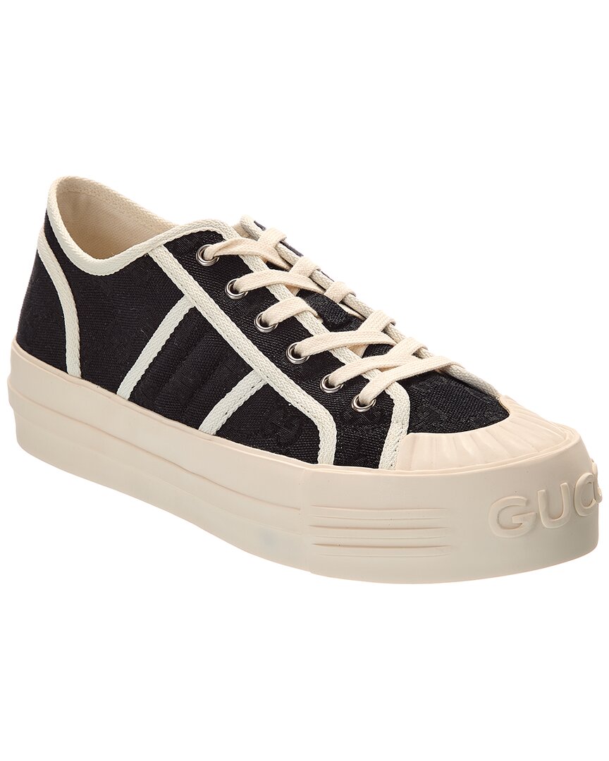 Gucci Chunky Gg Canvas & Leather Sneaker