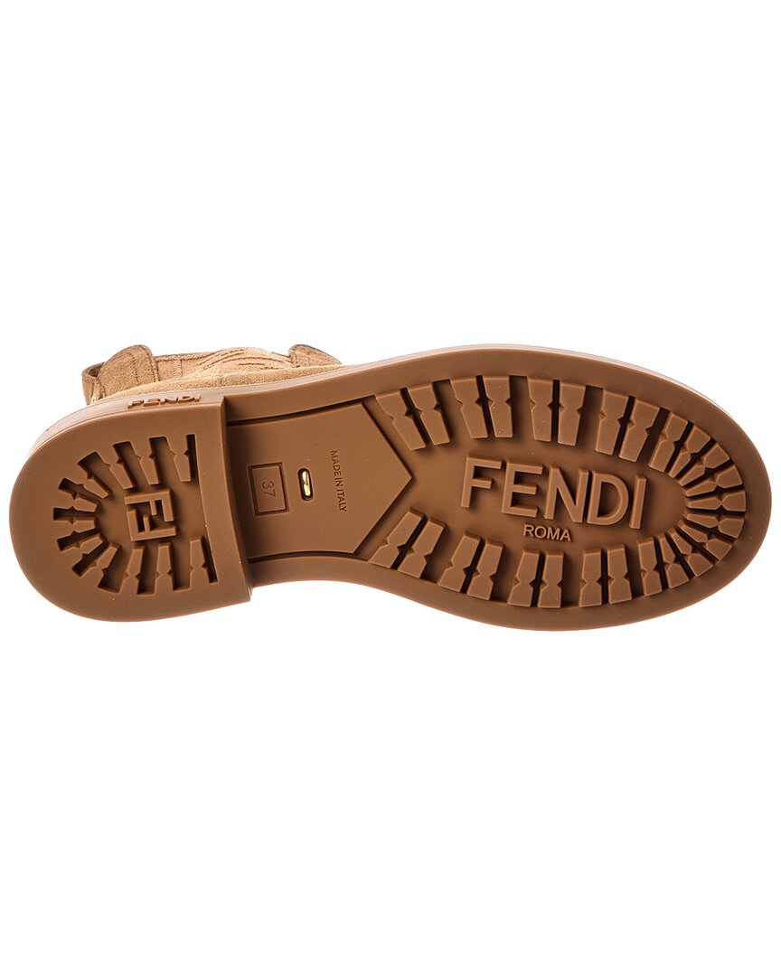 Fendi Filo Suede Biker Boot