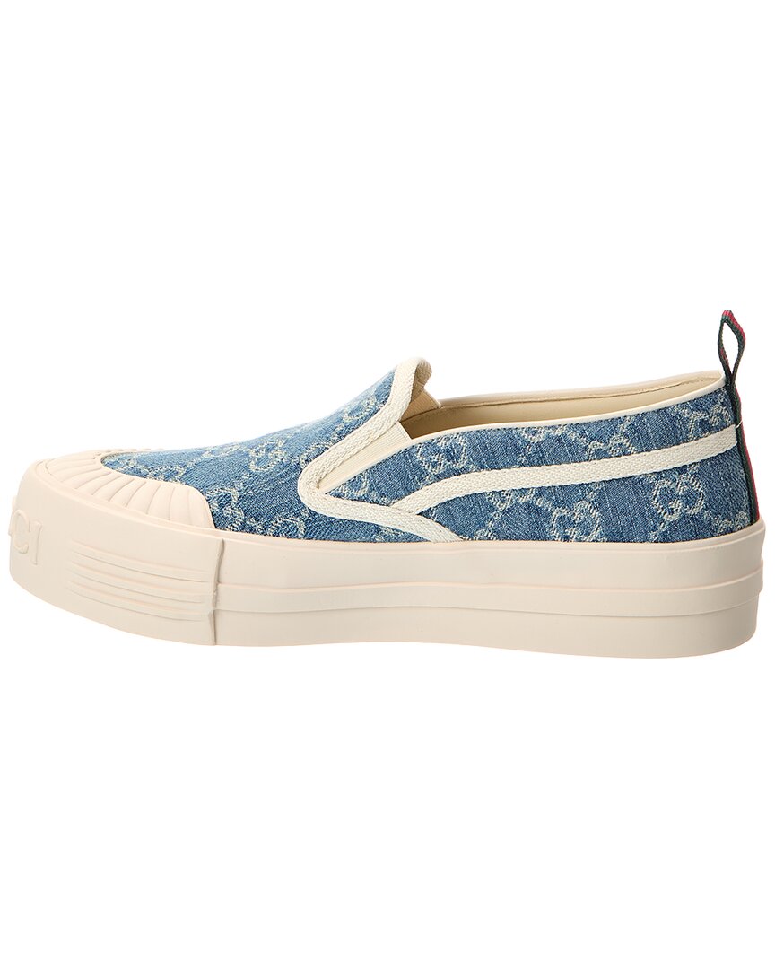 Gucci Gg Denim Slip-On Sneaker
