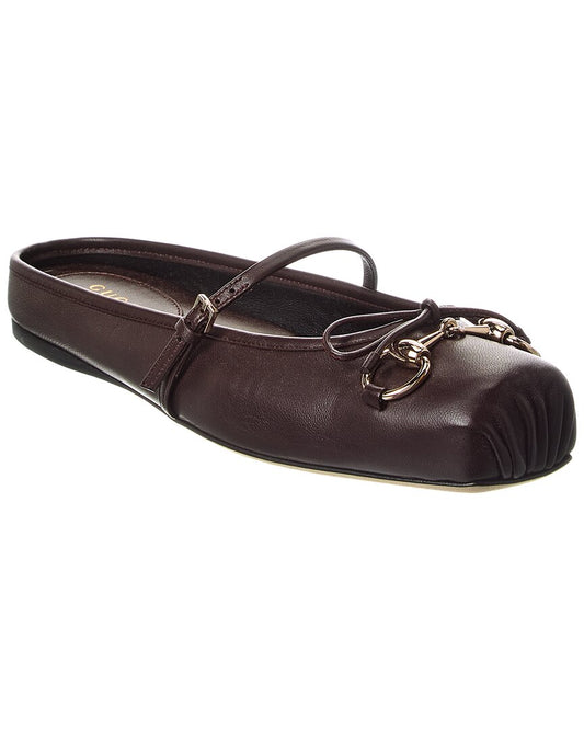 Gucci Horsebit Leather Mule