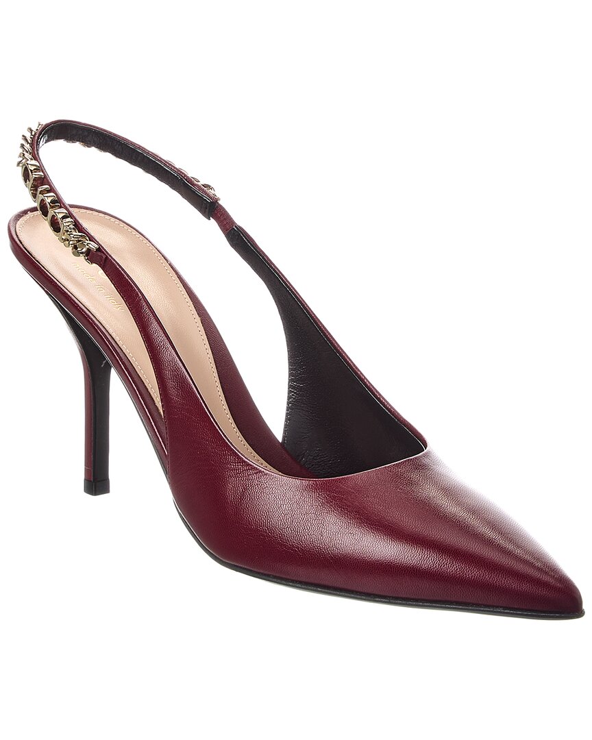 Gucci Signoria Leather Slingback Pump